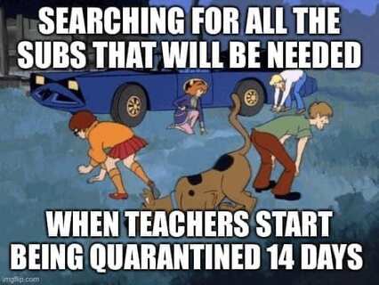 scooby gang searching for subs 2020 meme