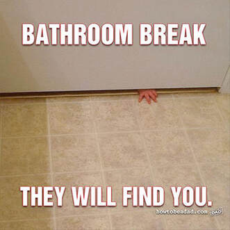 Bathroom Break Mom Meme